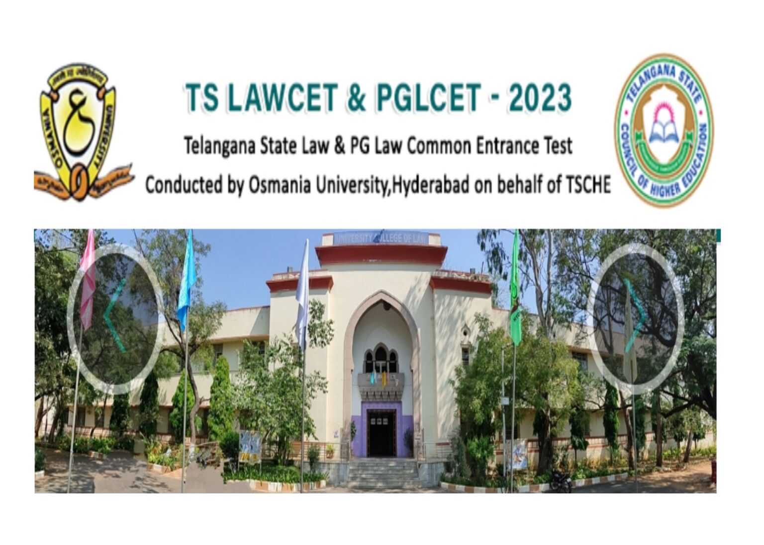 TS LAWCET 2023 SCHEDULE MS Badi
