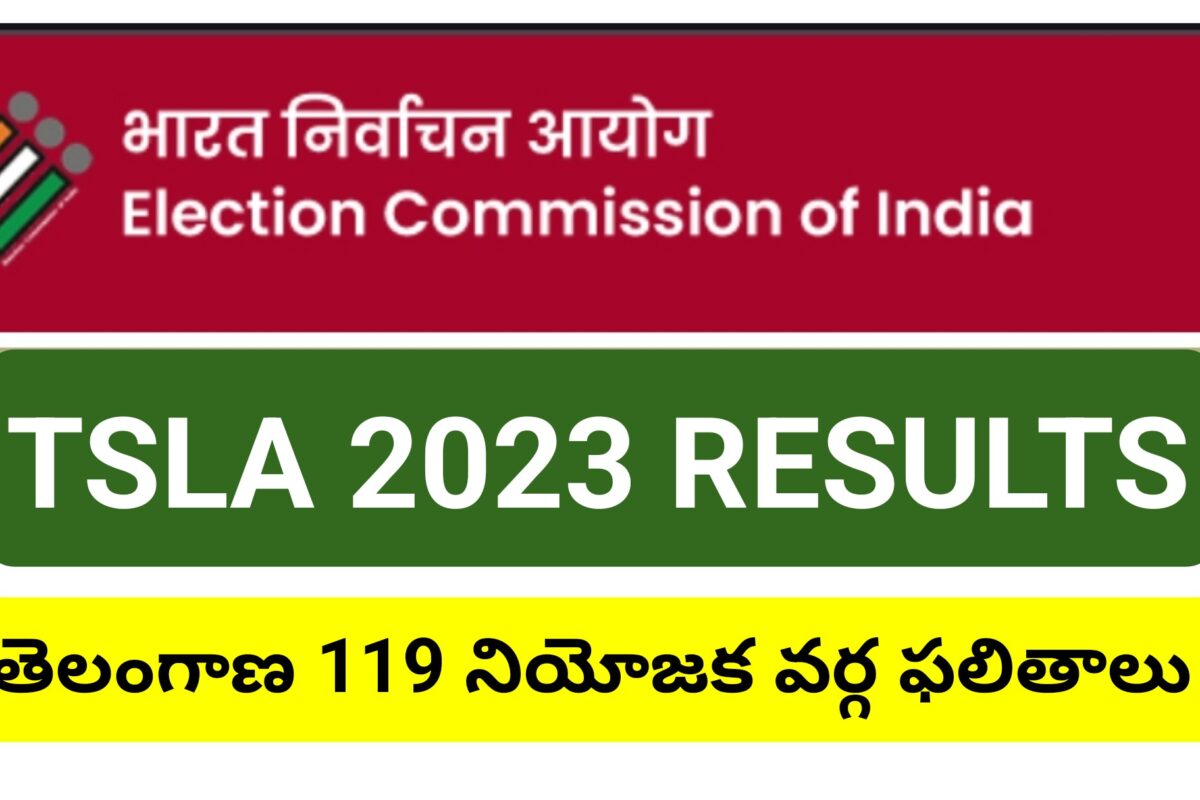 TSLA 2023 119 ASSEMBLY CONSTITUENCY WISE RESULTS