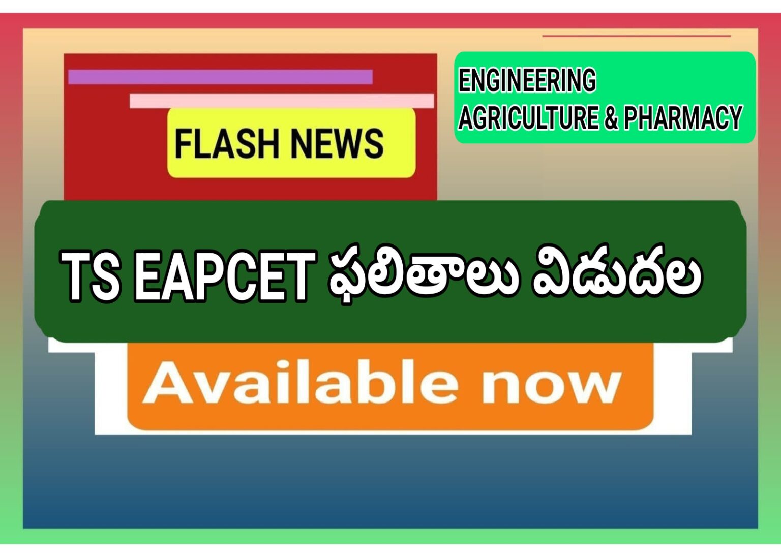 TS EAPCET 2024 RESULTS ENGINEERING MS Badi