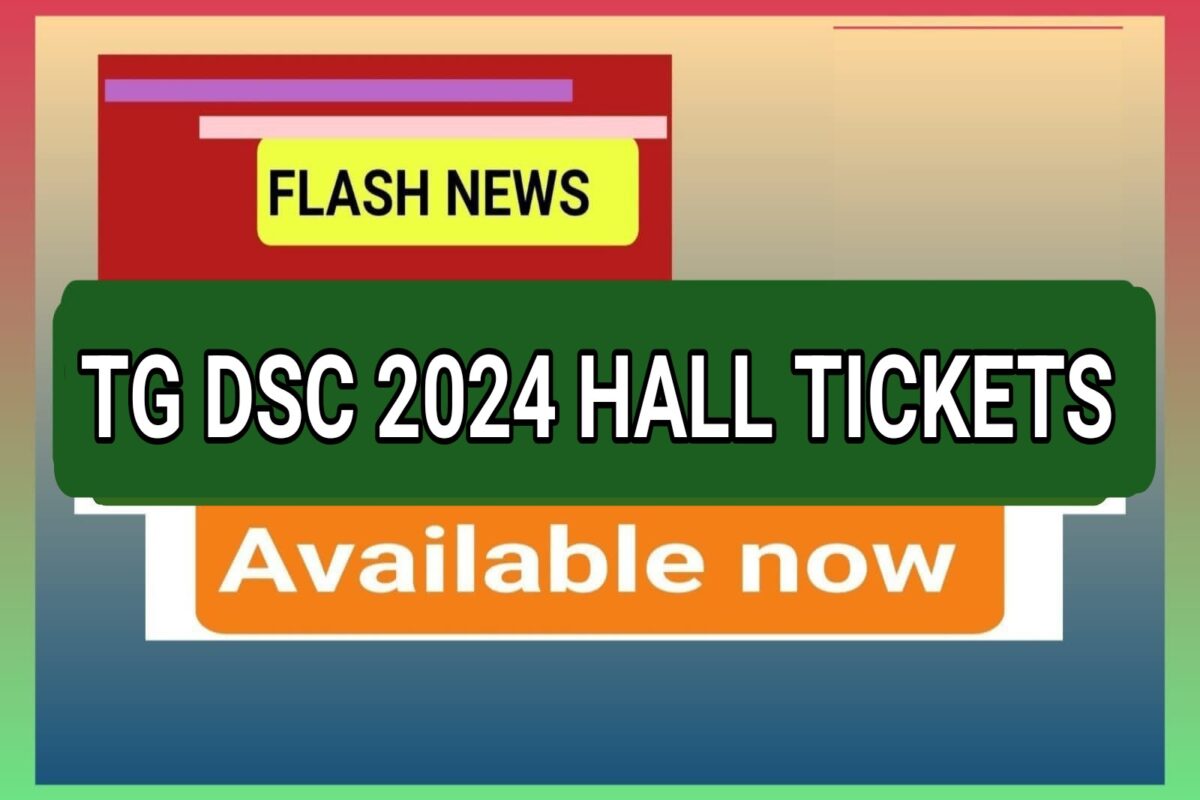 DOWNLOAD TG DSC 2024 HALL TICKETS