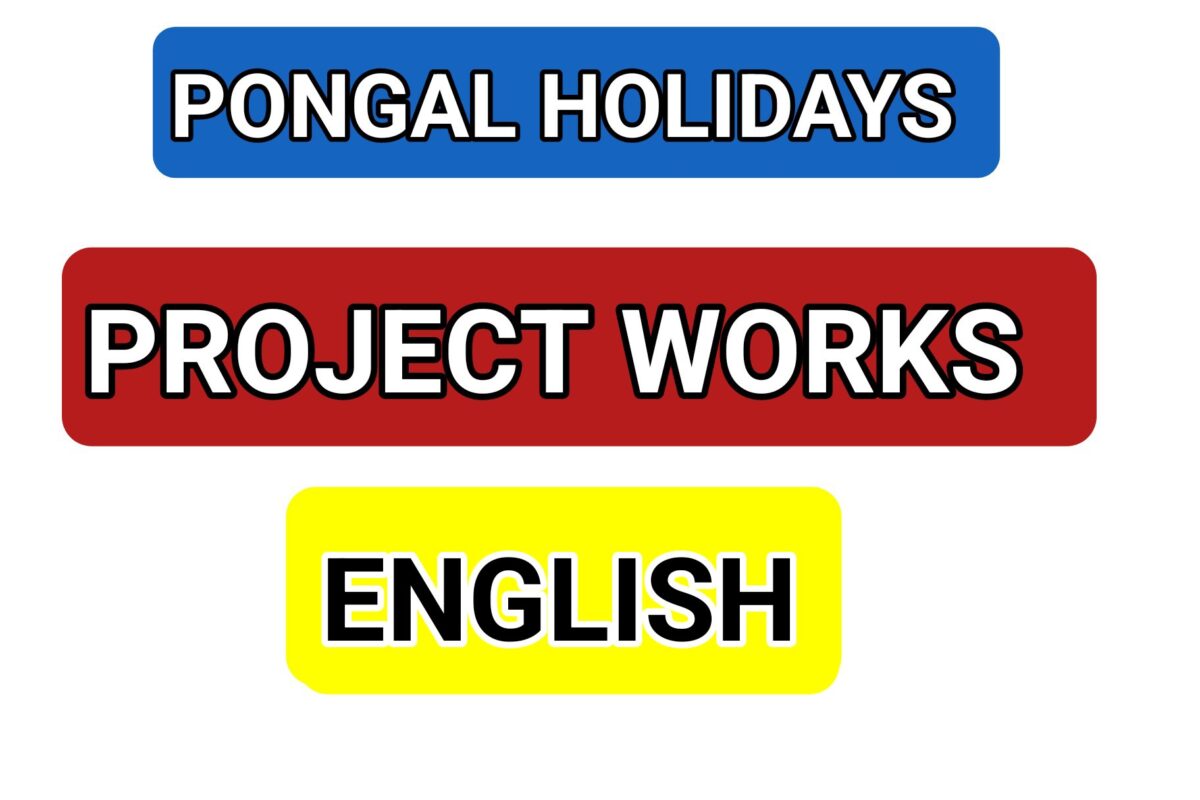 ENGLISH PROJECT WORKS FOR PRIMARY LEVEL