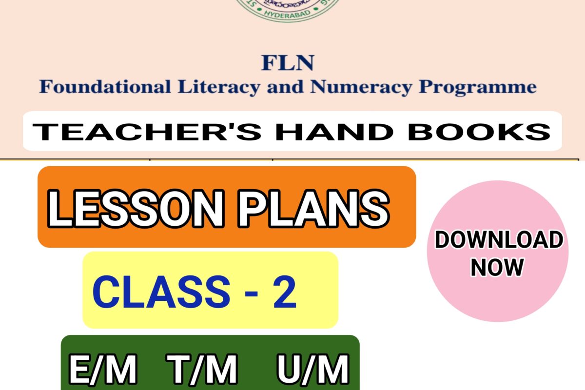 DOWNLOAD FLN LESSON PLANS TEACHER HAND BOOKS FOR CLASS 2