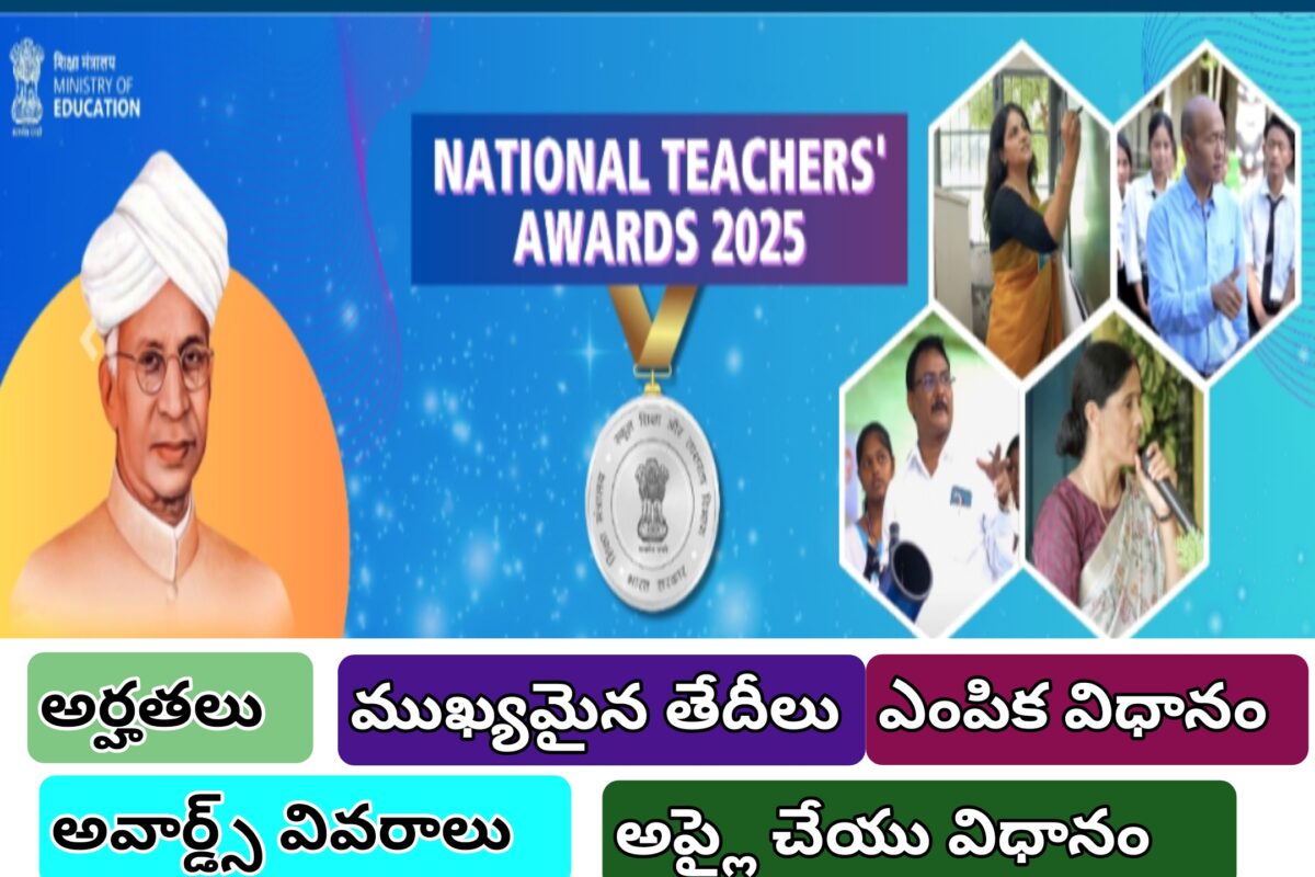 NATIONAL BEST TEACHER AWARDS 2025 APPLY
