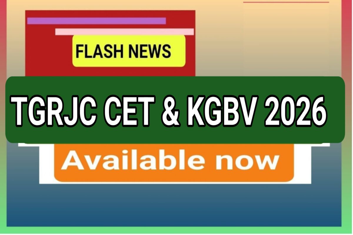 TGRJC CET AND KGBV 2026 KEY WITH QUESTION PAPER
